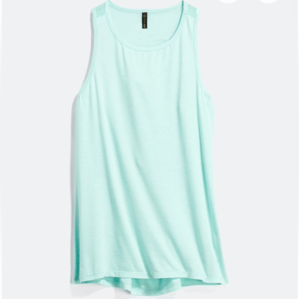 GAIAM Green Sleeveless Relaxed Tank Top